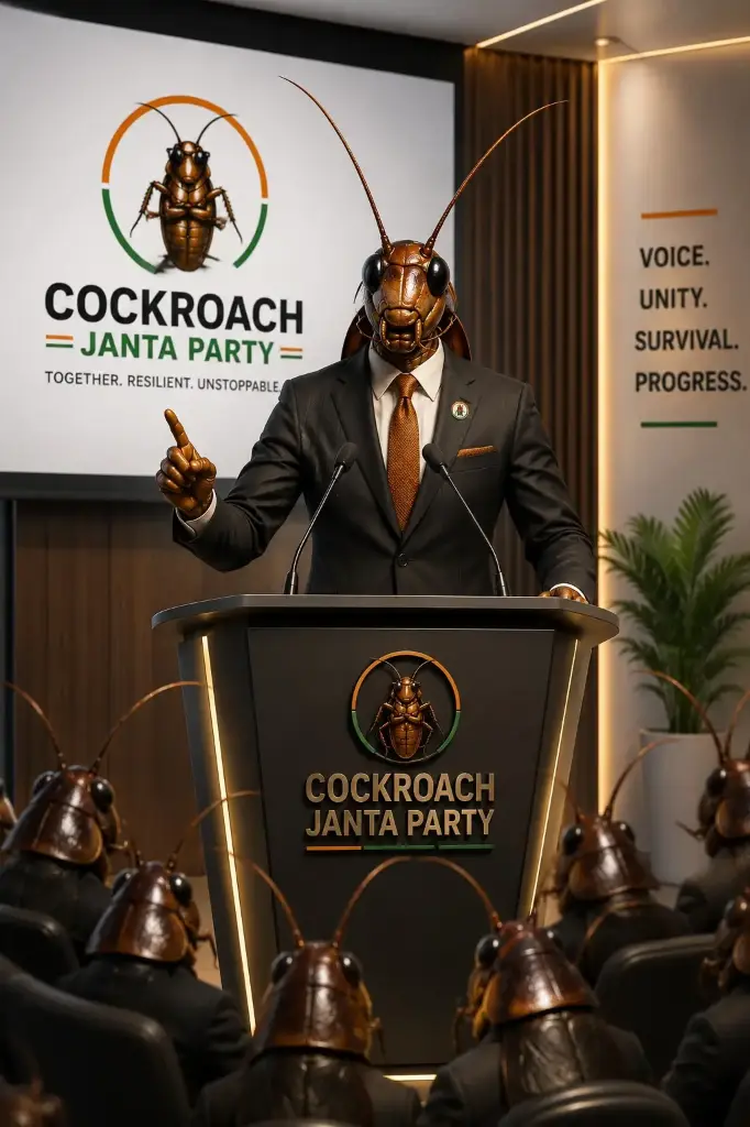 Cockroach Janta Party (CJP Party) — CockroachJantaParty Movement — #MainBhiCockroach
